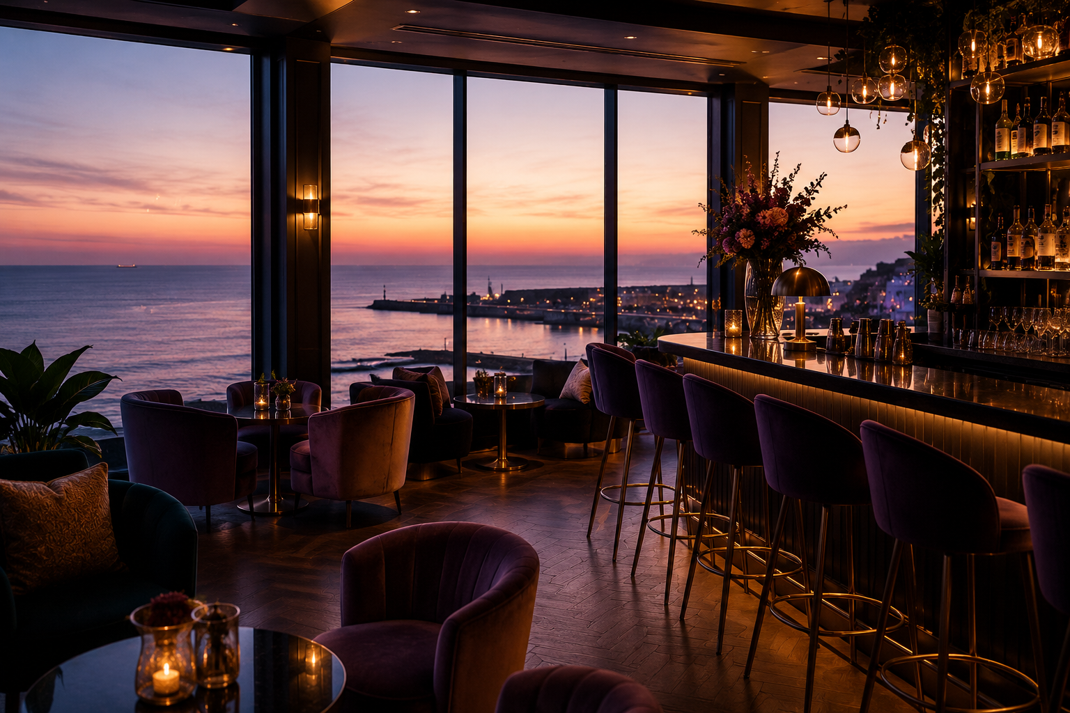 The sea-view bar