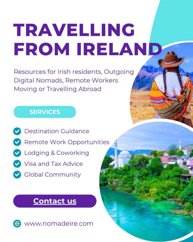 Digital Nomad Travelling from Ireland with NomadÉire
